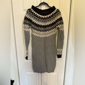 Fair Isle sweater dress, size M
